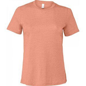 Bella+Canvas Dámské směsové tričko Relaxed s kulatým výstřihem Barva: Pastelová oranžová, Velikost: XL BL6400CVC