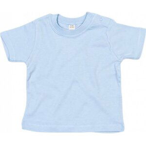 Babybugz Dětské tričko z organické bavlny s patentky na rameni Barva: Dusty Blue, Velikost: 2-3 roky BZ02
