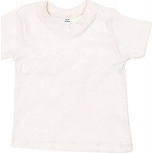 Babybugz Dětské tričko z organické bavlny s patentky na rameni Barva: Organic Natural, Velikost: 0-3 měsíců BZ02