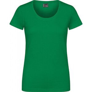 EXCD by Promodoro Žensky vypasované pracovní tričko se zdvojenými švy ideální na výšivku Barva: Zelená lahvová, Velikost: XL CD3075