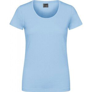 EXCD by Promodoro Žensky vypasované pracovní tričko se zdvojenými švy ideální na výšivku Barva: modrá ledově, Velikost: 3XL CD3075