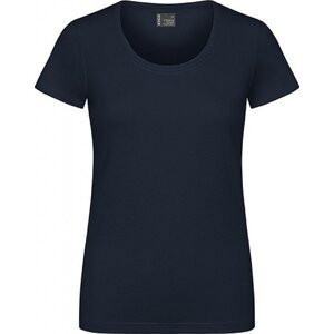 EXCD by Promodoro Žensky vypasované pracovní tričko se zdvojenými švy ideální na výšivku Barva: Modrá námořní tmavá, Velikost: M CD3075