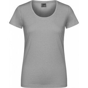 EXCD by Promodoro Žensky vypasované pracovní tričko se zdvojenými švy ideální na výšivku Barva: šedá světlá, Velikost: L CD3075