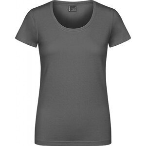 EXCD by Promodoro Žensky vypasované pracovní tričko se zdvojenými švy ideální na výšivku Barva: Šedá, Velikost: 3XL CD3075