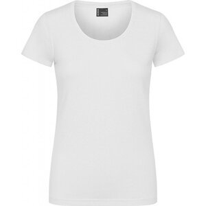 EXCD by Promodoro Žensky vypasované pracovní tričko se zdvojenými švy ideální na výšivku Barva: Bílá, Velikost: XL CD3075