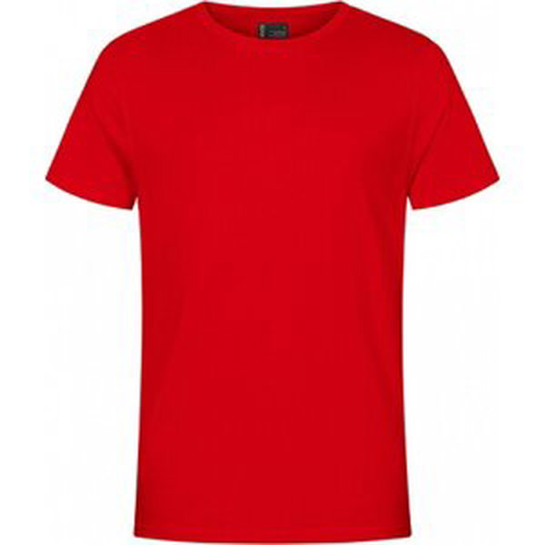 EXCD by Promodoro Pracovní tričko Promodoro se zesílenými švy, směs bavlna + polyester Barva: červená ohnivá, Velikost: L CD3077