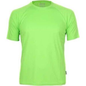 Cona Sports Raglánové rychleschnoucí tričko na běhání z lehkého mikropolyesteru Barva: Limetková zelená, Velikost: L CN100
