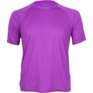 Cona Sports Raglánové rychleschnoucí tričko na běhání z lehkého mikropolyesteru Barva: Fialová, Velikost: S CN100