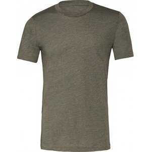 Canvas Unisex melírové tričko ze směsového materiálu Barva: zelená vojenská, Velikost: XS CV3001CVC