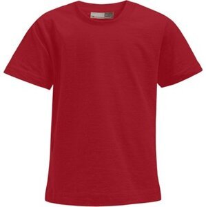 Dětské prémiové bavlněné tričko Promodoro 180 g/m Barva: červená ohnivá, Velikost: 128 E399