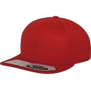 Snapback Flexfit z polyakrylu s rovným kšiltem Barva: Červená FX110