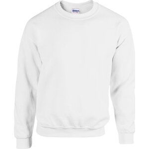 Pevná směsová mikina Gildan přes hlavu 50% bavlna, 50% polyester Barva: Bílá, Velikost: 4XL G18000