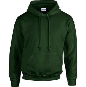 Odolná směsová mikina Gildan se vsazenou kapsou na břiše 50% bavlny Barva: Zelená lesní, Velikost: S G18500