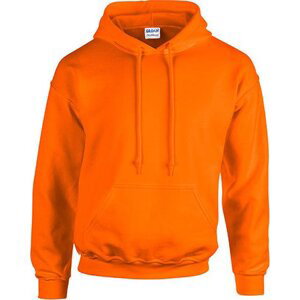 Odolná směsová mikina Gildan se vsazenou kapsou na břiše 50% bavlny Barva: oranžová výstražná, Velikost: 3XL G18500