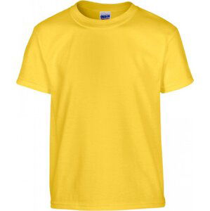 Dětské tričko z těžké prémiové bavlny Gildan 185 g/m Barva: Žlutá slunečnicová, Velikost: S (164) G5000K