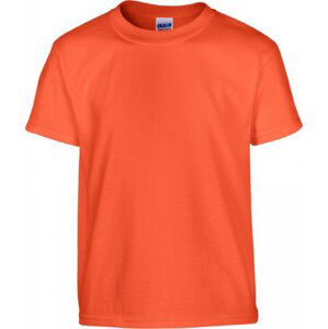 Dětské tričko z těžké prémiové bavlny Gildan 185 g/m Barva: Oranžová, Velikost: M (170) G5000K