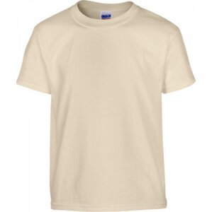Dětské tričko z těžké prémiové bavlny Gildan 185 g/m Barva: Písková, Velikost: XS (140/152) G5000K
