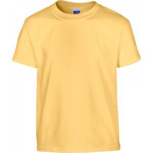 Dětské tričko z těžké prémiové bavlny Gildan 185 g/m Barva: Žlutá, Velikost: L (176) G5000K