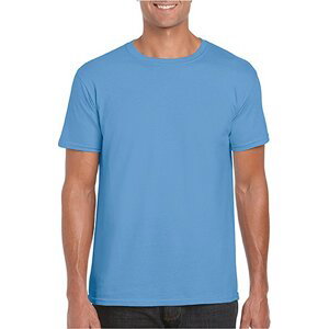 Měkčené tričko Gildan SoftStyle s krátkým rukávem 150g/m Barva: Modrá, Velikost: 3XL G64000