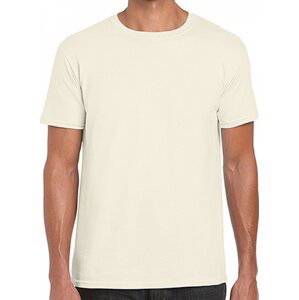 Měkčené tričko Gildan SoftStyle s krátkým rukávem 150g/m Barva: Přírodní, Velikost: 3XL G64000