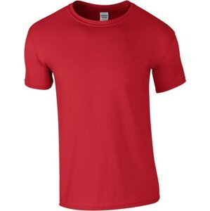 Měkčené tričko Gildan SoftStyle s krátkým rukávem 150g/m Barva: Červená, Velikost: 3XL G64000