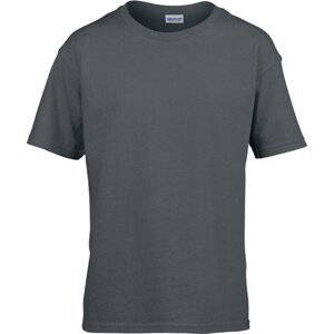 Gildan Dětské bavlněné měkčené tričko Softstyle® 150 g/m Barva: šedá uhlová, Velikost: L (140/152) G64000K