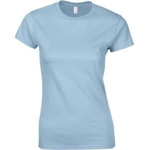 Dámské měkčené bavlněné tričko Softstyle Gildan Barva: modrá světlá, Velikost: M G64000L