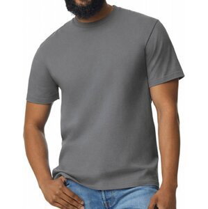 Gildan Pánské triko Softstyle® Midweight s vysokou hustotou stehu Barva: šedá uhlová, Velikost: M