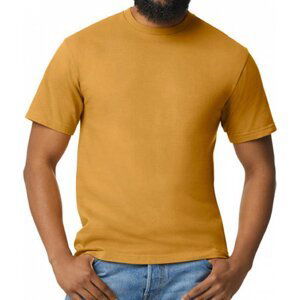 Gildan Pánské triko Softstyle® Midweight s vysokou hustotou stehu Barva: žlutá hořčicová, Velikost: XL