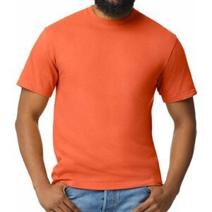 Gildan Pánské triko Softstyle® Midweight s vysokou hustotou stehu Barva: Oranžová, Velikost: M