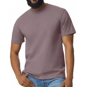 Gildan Pánské triko Softstyle® Midweight s vysokou hustotou stehu Barva: šedofialová, Velikost: XL
