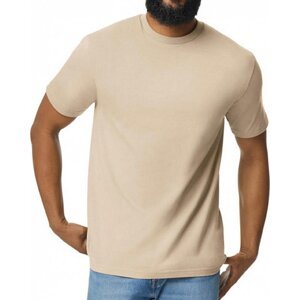 Gildan Pánské triko Softstyle® Midweight s vysokou hustotou stehu Barva: Písková, Velikost: L