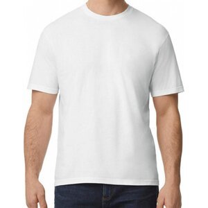 Gildan Pánské triko Softstyle® Midweight s vysokou hustotou stehu Barva: Bílá, Velikost: 3XL