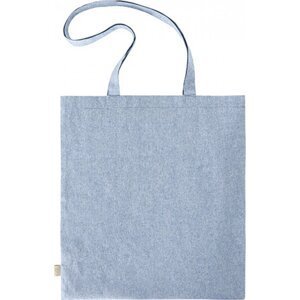 Halfar Nákupní taška Shopper Planet z předrecyklované bavlny Barva: Modrá, Velikost: 38 x 42 cm HF16062