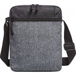 Halfar Malá taška Elegance přes rameno s hlavní i přední kapsou na zip Barva: šedá melír, Velikost: 22 x 28 x 5 cm HF4026