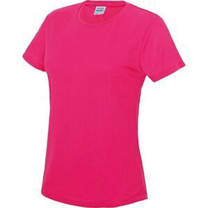 Just Cool Dámské sportovní trička s UV ochranou UPF 40+ Barva: růžová sytá, Velikost: S JC005