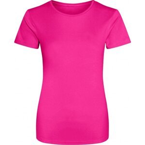 Just Cool Dámské sportovní trička s UV ochranou UPF 40+ Barva: růžová hyper, Velikost: S JC005