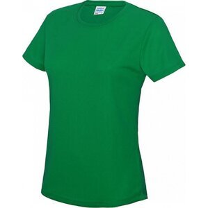 Just Cool Dámské sportovní trička s UV ochranou UPF 40+ Barva: zelená výrazná, Velikost: XL JC005