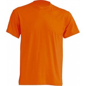 Klasické tričko JHK v rovném střihu bez bočních švů Barva: Oranžová, Velikost: M JHK150