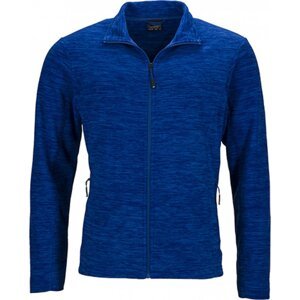 James & Nicholson Pánská fleecová bunda s trendy prolínajícím se efektem Barva: modrá královská, Velikost: 3XL JN770