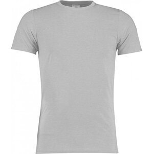 Kustom Kit Módní tričko ze směsového materiálu Barva: šedá světlá melír, Velikost: XS K504