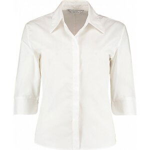 Kustom Kit Dámská košile Continental Tailored fit 3/4 Barva: Bílá, Velikost: XXL