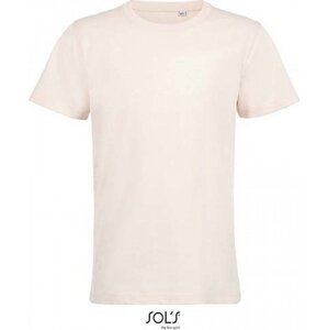 Sol's Dětské tričko Milo z organické bavlny s enzymatickým ošetřením Barva: růžová jemná, Velikost: 8 Jahre (118/128) L02078