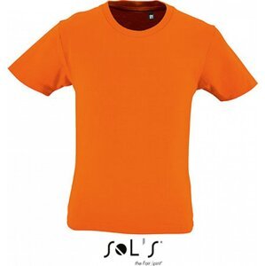 Sol's Dětské tričko Milo z organické bavlny s enzymatickým ošetřením Barva: Oranžová, Velikost: 130/140 (10 let) L02078