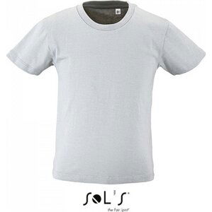 Sol's Dětské tričko Milo z organické bavlny s enzymatickým ošetřením Barva: Šedá, Velikost: 118/128 (8 let) L02078