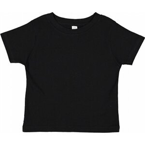 Rabbit Skins Dětské tričko z organické bavlny Barva: Black, Velikost: 2 roky LA3321