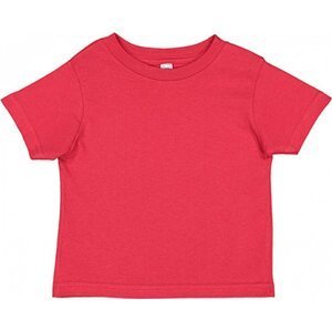 Rabbit Skins Dětské tričko z organické bavlny Barva: Red, Velikost: 5/6 let LA3321