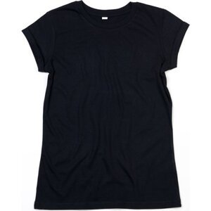Dámské tričko Mantis z organické bavlny s ohnutými rukávky Barva: Černá, Velikost: XL P81