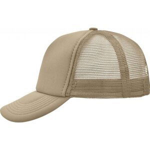 Myrtle beach 5 panelová módní kšiltovka Snapback v mnoha barvách s plastovým zapínáním Barva: Khaki MB070