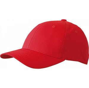 Vysoce odolná kšltovka Flexfit Myrtle Beach 6-panel Barva: Červená, Velikost: L/XL (58/59 cm) MB6183